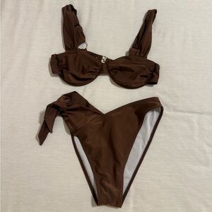 Brown Bikini Set